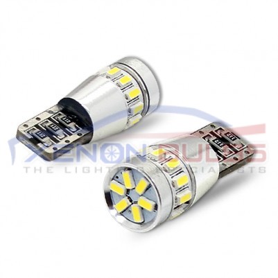 18 SMD T10/501/W5W LED BULBS PAIR CANBUS